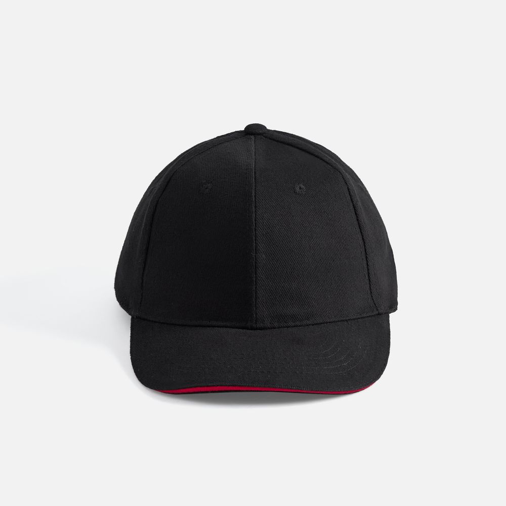 Бейсболка Buffalo, черная с красным / Миниатюра WWW (1000)