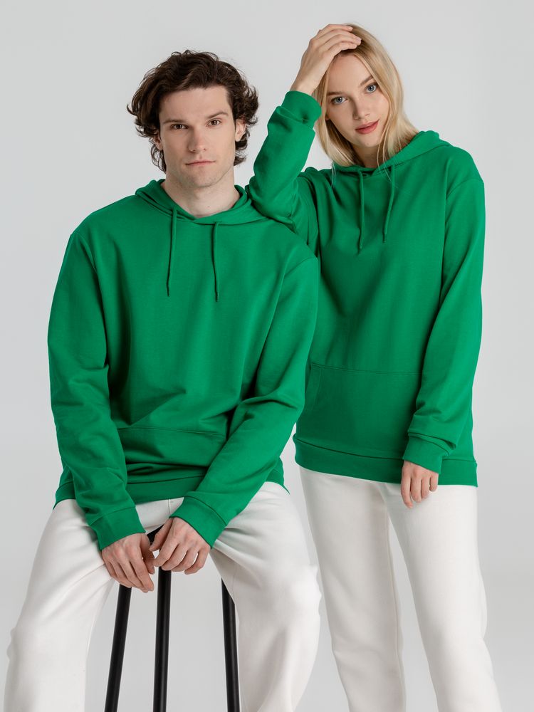 Толстовка с капюшоном унисекс Hoodie, зеленая / Миниатюра WWW (1000)