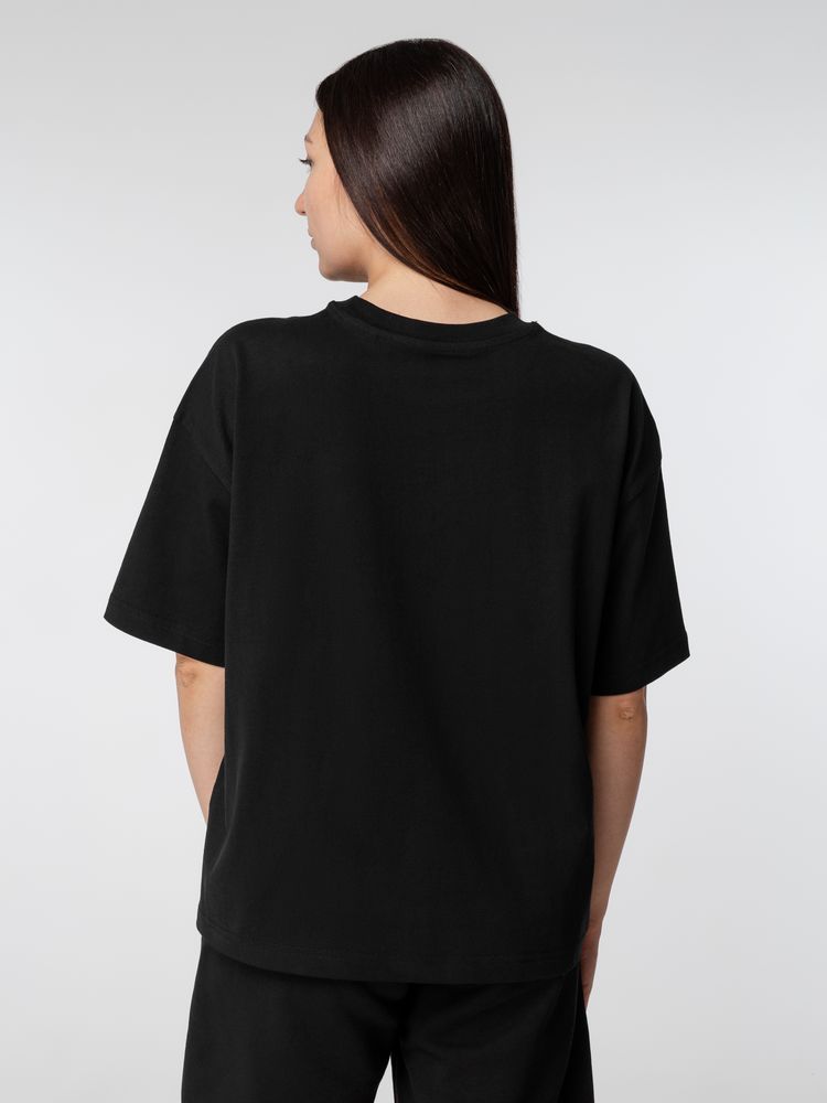 Футболка оверсайз женская Boxy Women, черная / Миниатюра WWW (1000)