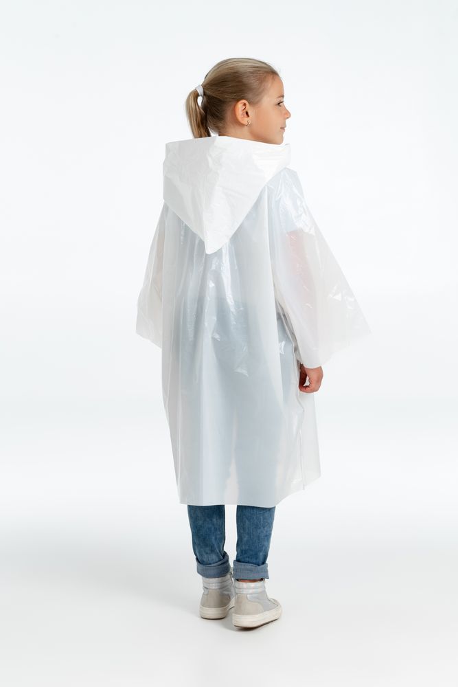 Дождевик-плащ детский BrightWay Kids, белый / Миниатюра WWW (1000)