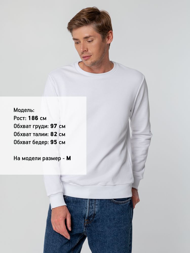 Свитшот унисекс Sublimatism, белый / Миниатюра WWW (1000)