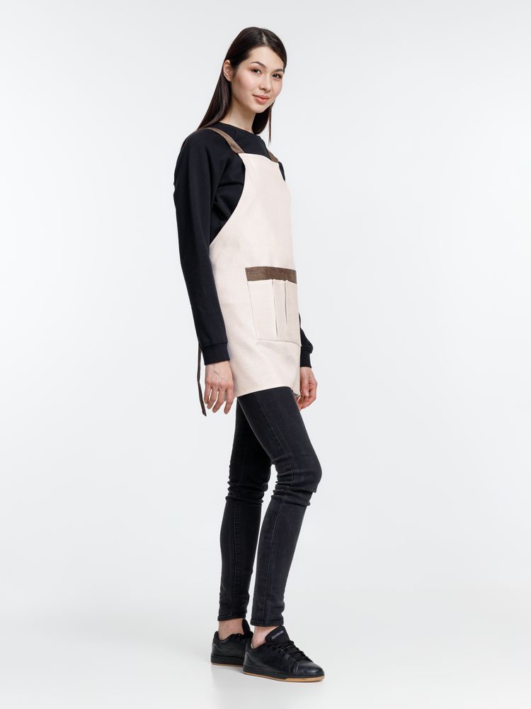 Фартук Settle In, светло-бежевый (молочный) / Миниатюра WWW (1000)