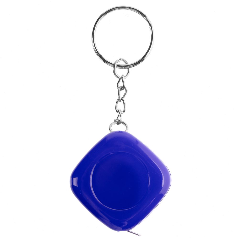 Брелок c рулеткой Metric, синий / Миниатюра WWW (1000)