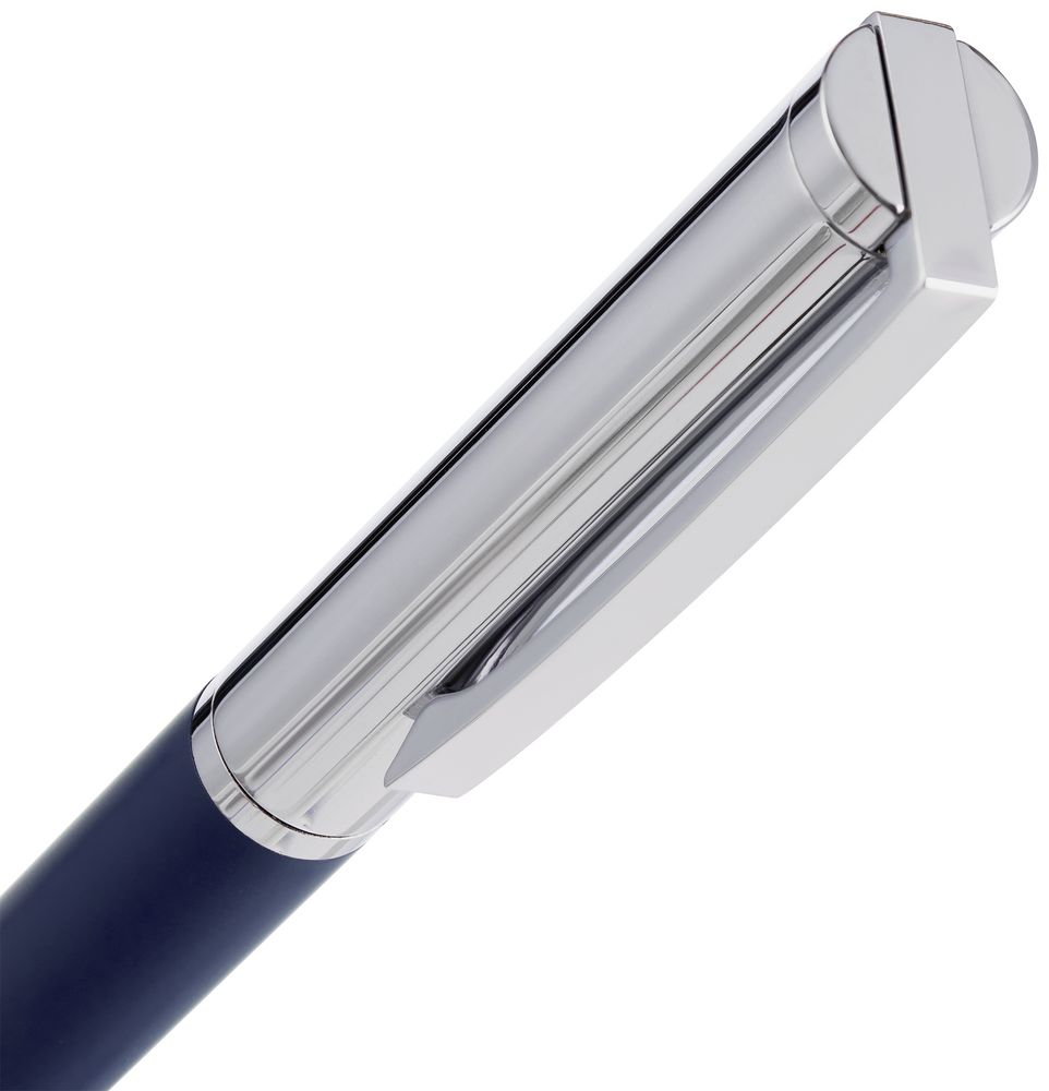 Ручка шариковая Eyeshot Soft Touch, темно-синяя / Миниатюра WWW (1000)