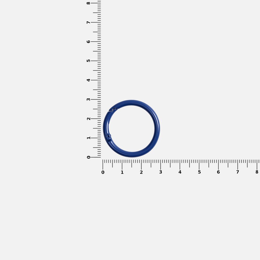 Карабин-кольцо Claus, L, синий / Миниатюра WWW (1000)