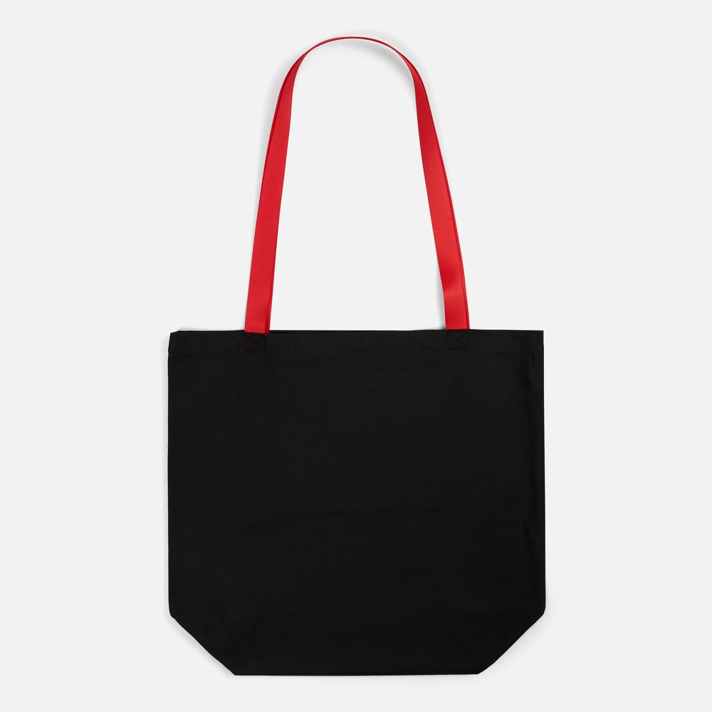 Шопер B5, черный с красными ручками / Миниатюра WWW (1000)