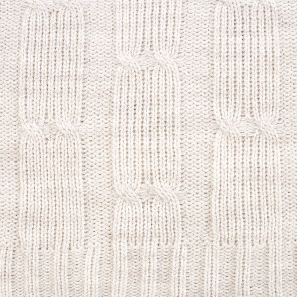 Плед Trenza, светло-бежевый меланж / Миниатюра WWW (1000)