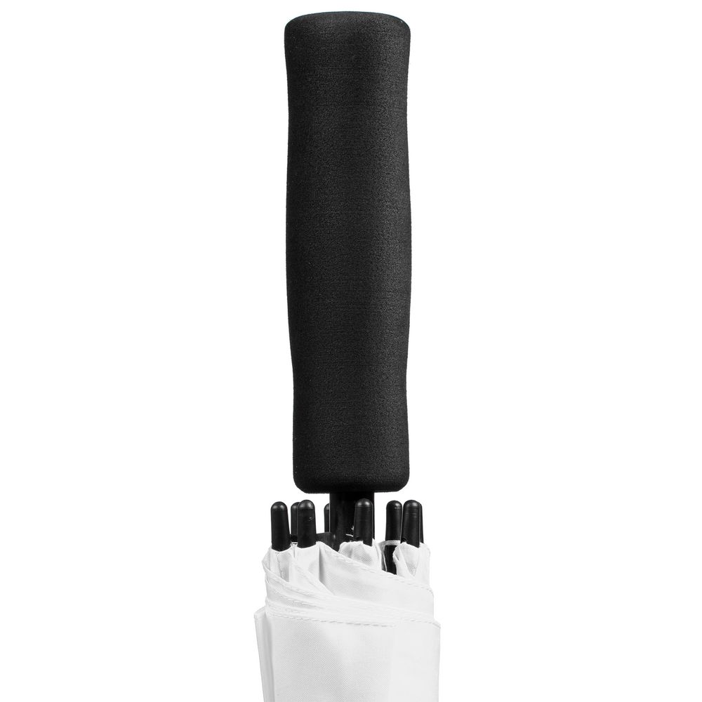 Квадратный зонт-трость Octagon, черный с белым / Миниатюра WWW (1000)