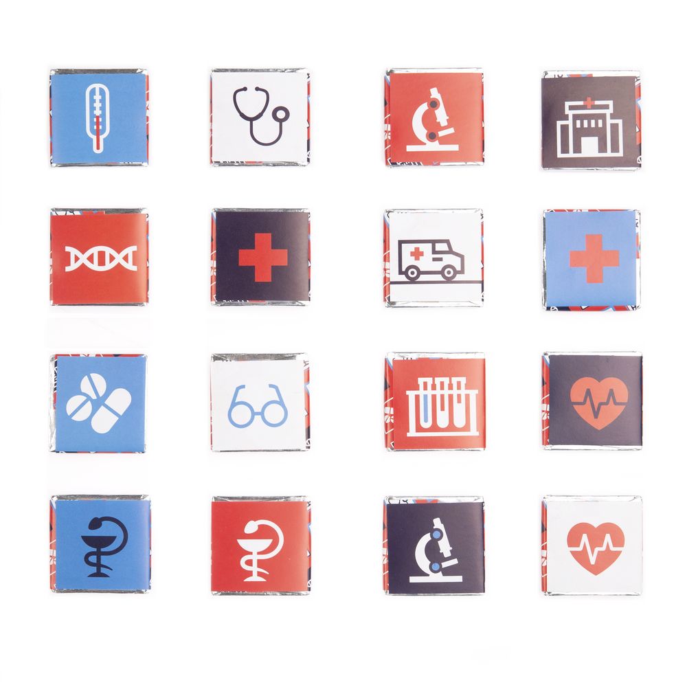 Набор c горьким шоколадом Industry, здравоохранение / Миниатюра WWW (1000)