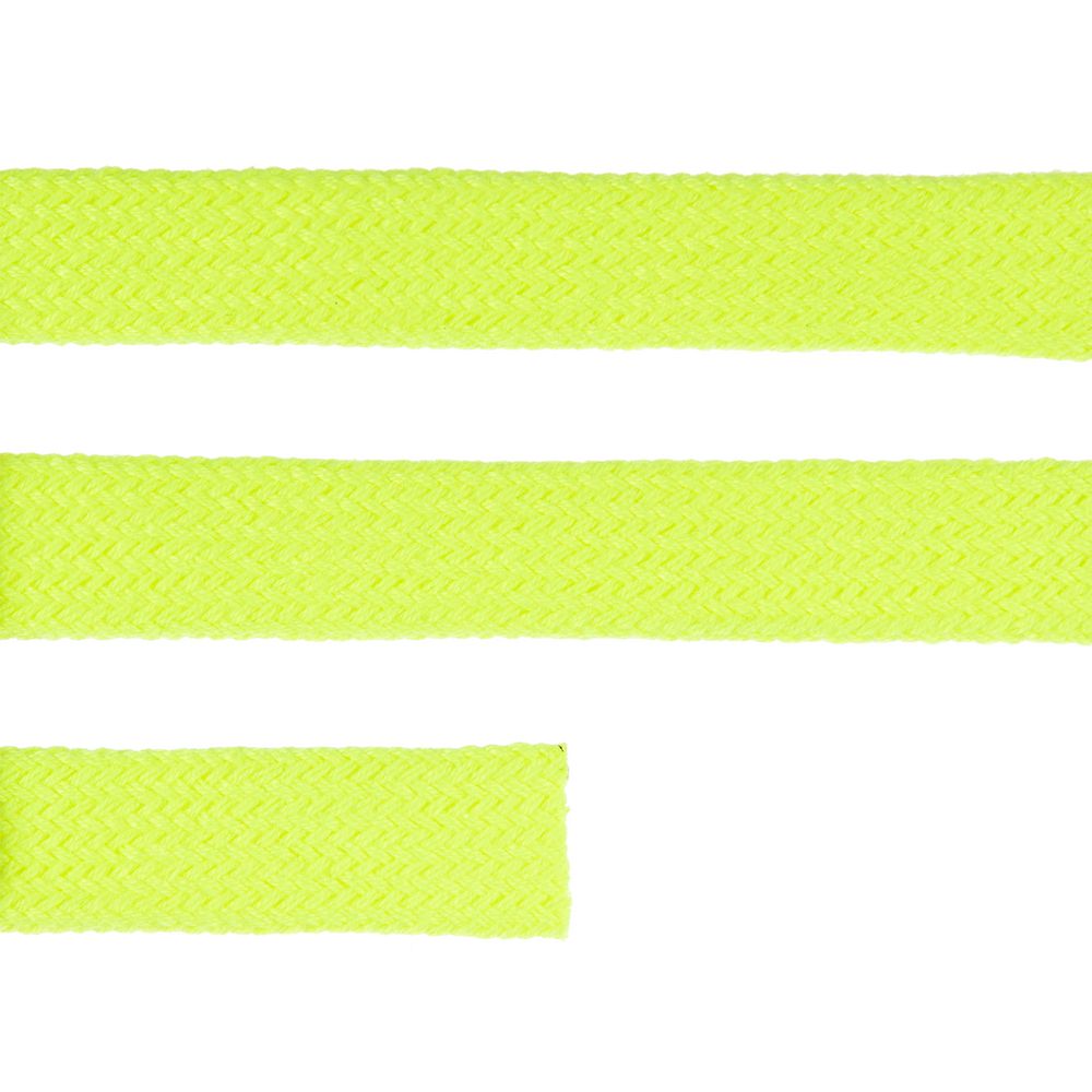 Плоский шнур Cord L, желтый неон, 130 см / Миниатюра WWW (1000)