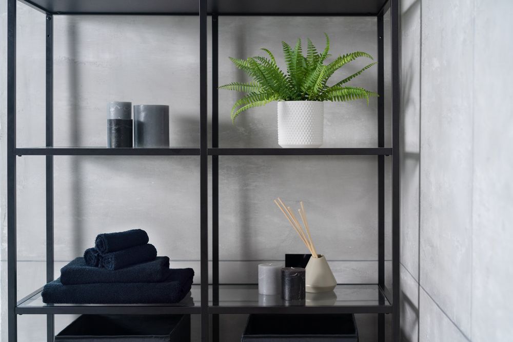 Салфетка для рук For Rooms, черная / Миниатюра WWW (1000)