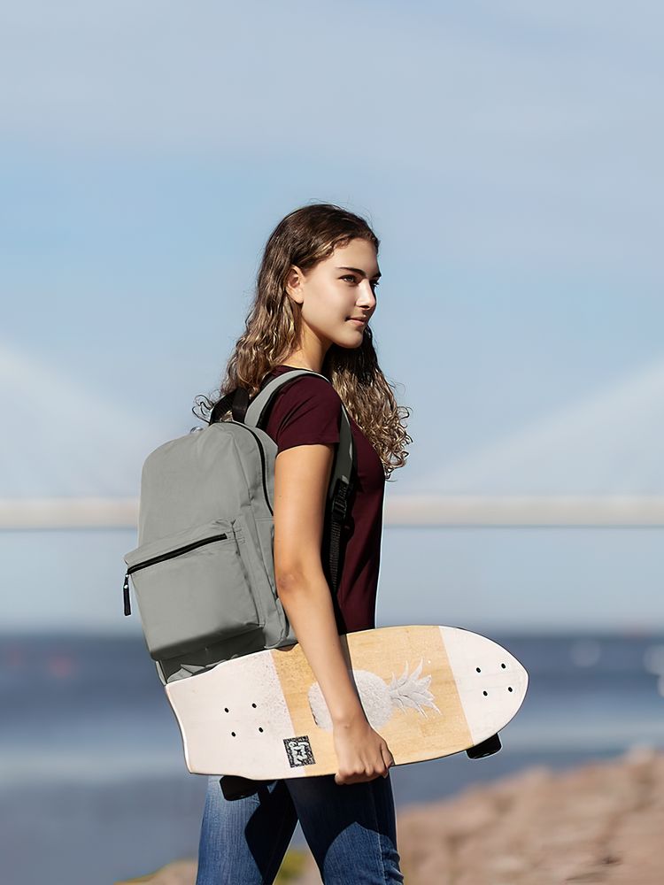 Рюкзак Base, серый / Миниатюра WWW (1000)