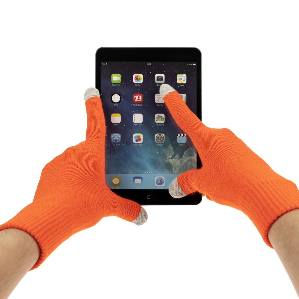 Перчатки сенсорные Urban Flow, оранжевые / Миниатюра WWW (1000)