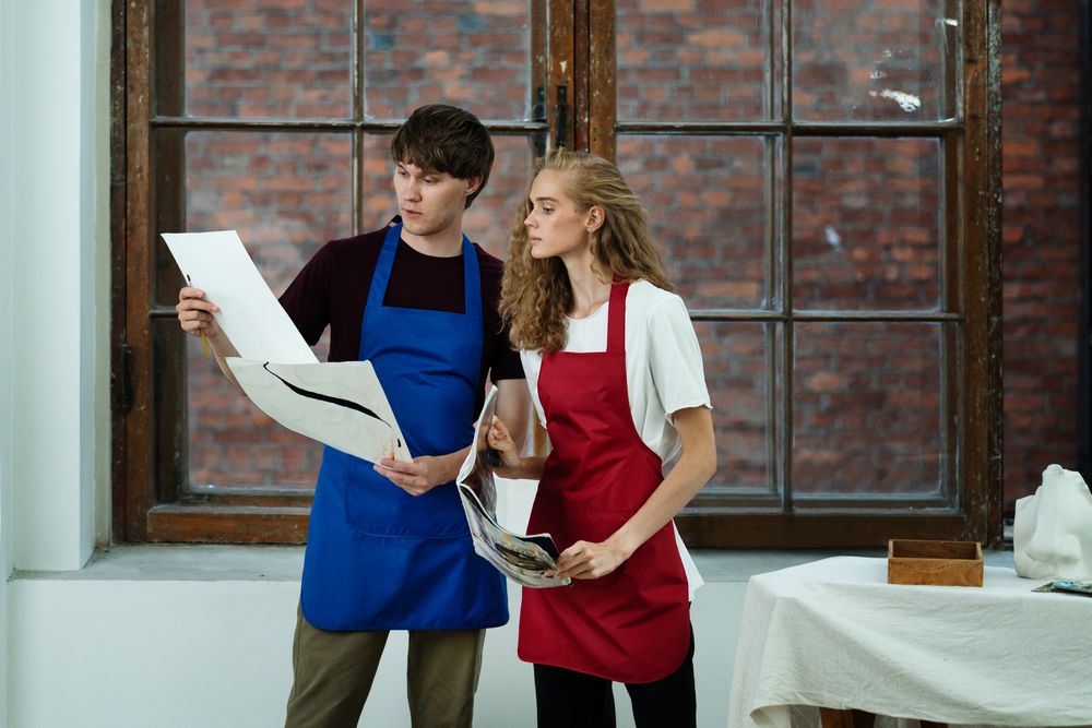 Фартук Neat, синий / Миниатюра WWW (1000)