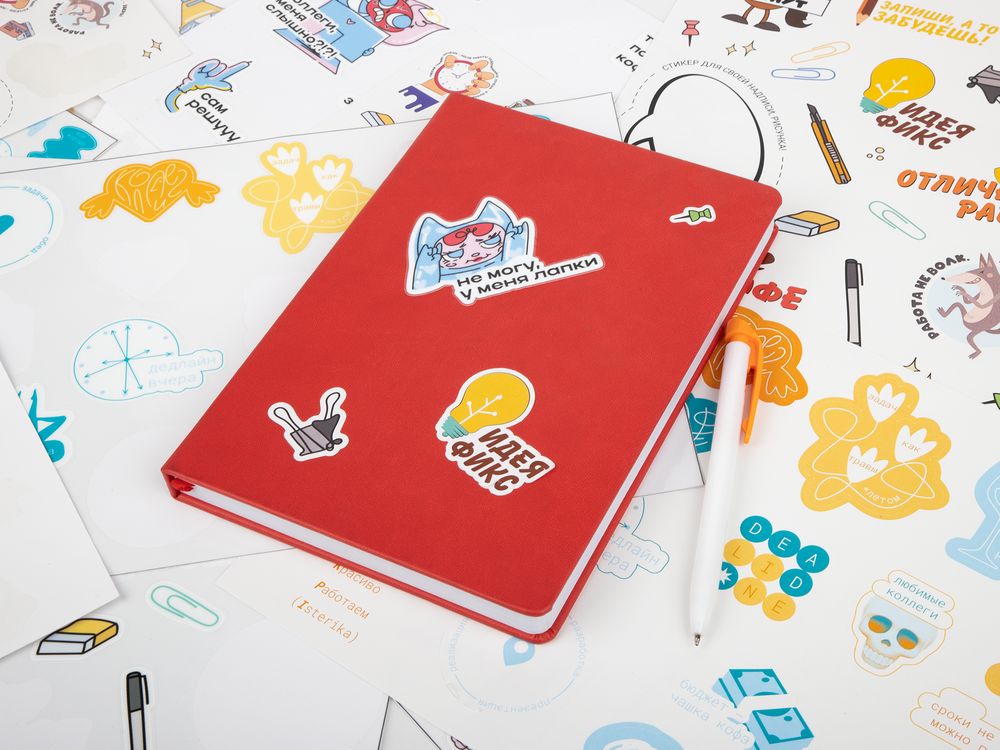 Наклейки ПВХ Sticker Pack на заказ, S / Миниатюра WWW (1000)