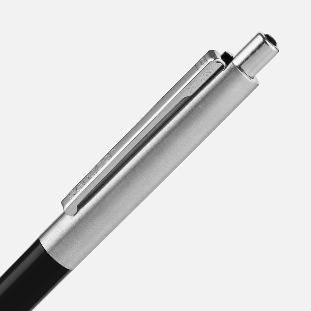 Ручка шариковая Senator Point Metal, ver.2, черная / Миниатюра WWW (1000)