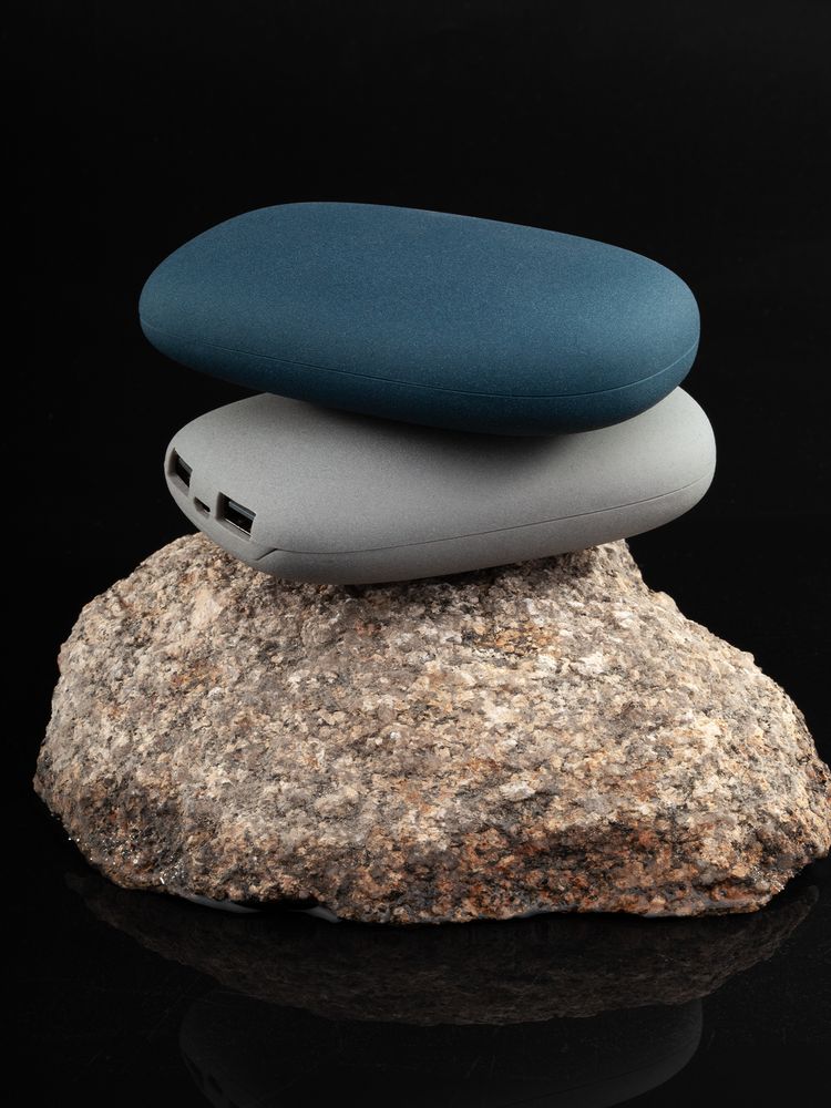 Внешний аккумулятор Pebble 7800 мАч, серо-синий / Миниатюра WWW (1000)