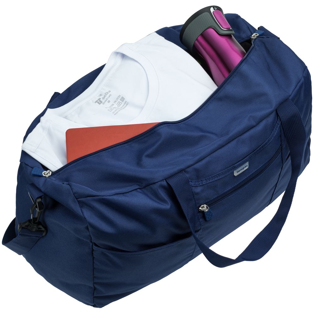 Сумка дорожная складная Global TA, синяя / Миниатюра WWW (1000)