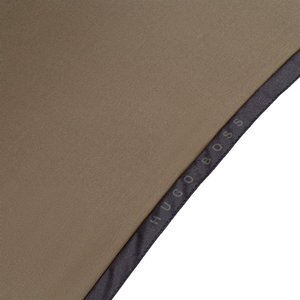 Зонт складной Gear, темно-зеленый (хаки) с черным / Миниатюра WWW (1000)