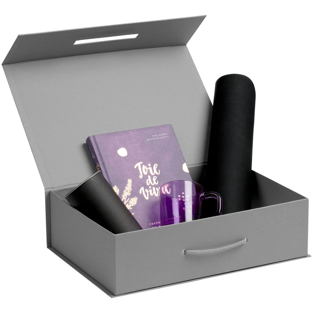 Коробка Case, подарочная, серая матовая / Миниатюра WWW (1000)