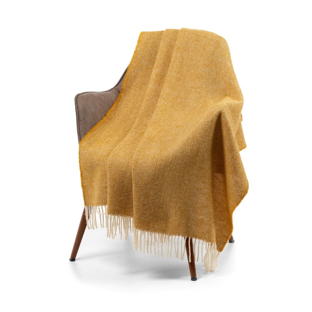 Плед Bilbo, горчичный / Миниатюра WWW (1000)