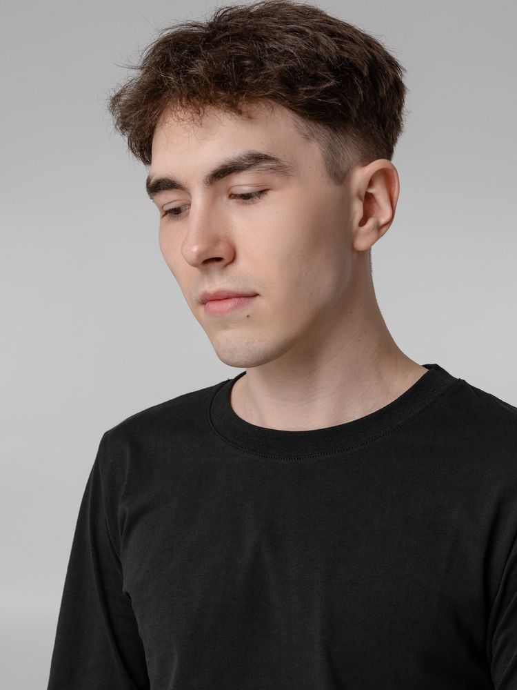 Футболка с длинным рукавом Lehta, черная / Миниатюра WWW (1000)