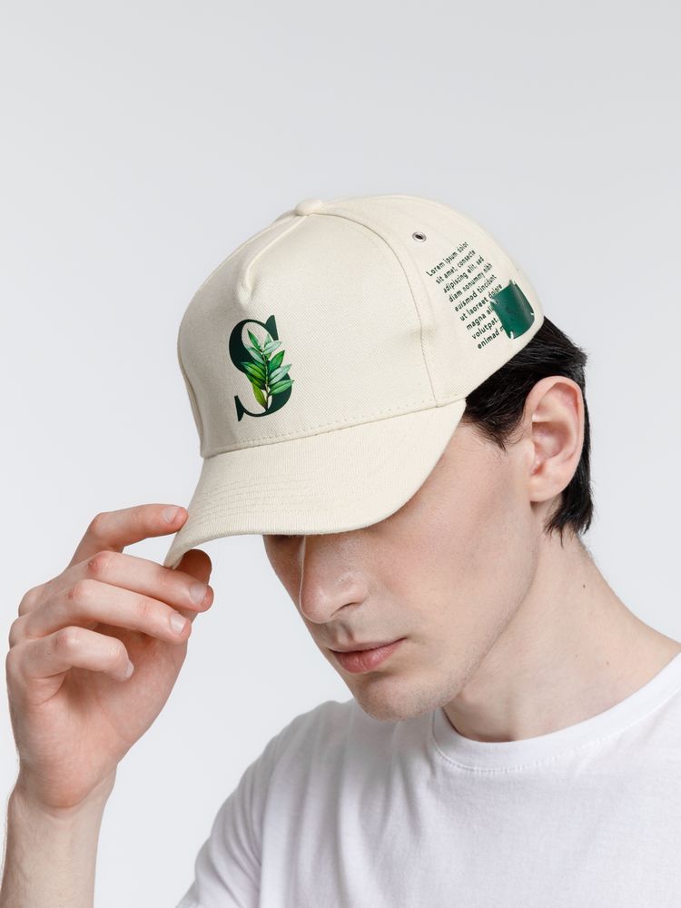 Бейсболка Standard, бежевая / Миниатюра WWW (1000)