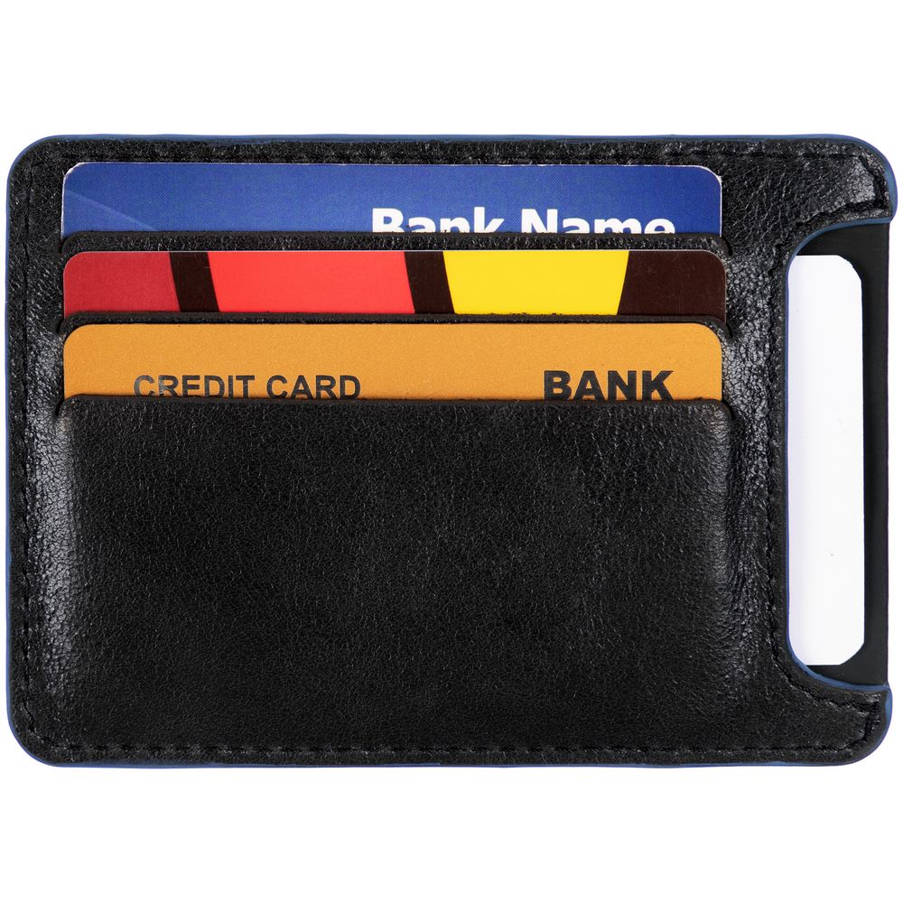 Чехол для карточек Arrival, черный с синим / Миниатюра WWW (1000)