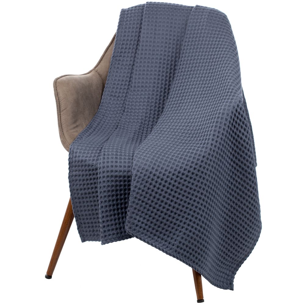 Плед Boho, темно-синий (графит) / Миниатюра WWW (1000)