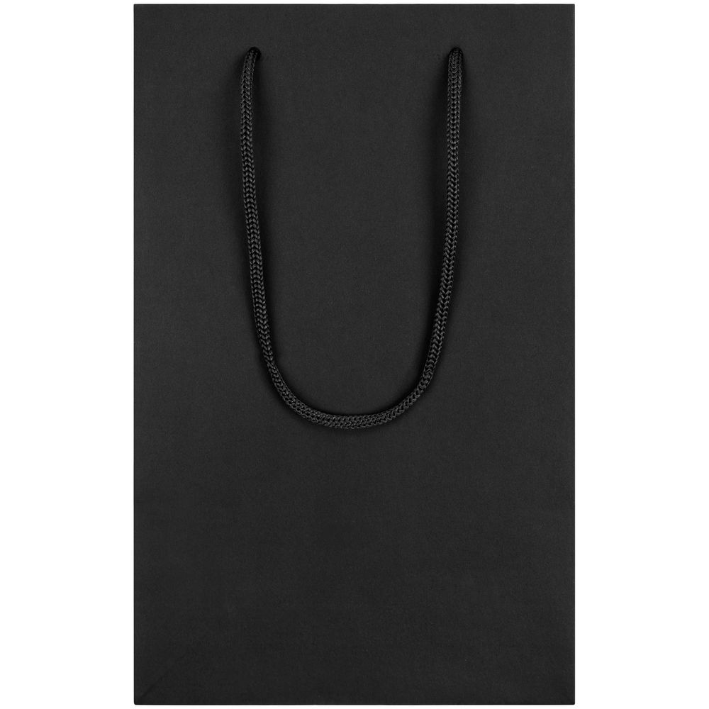 Пакет бумажный Waski S, черный / Миниатюра WWW (1000)