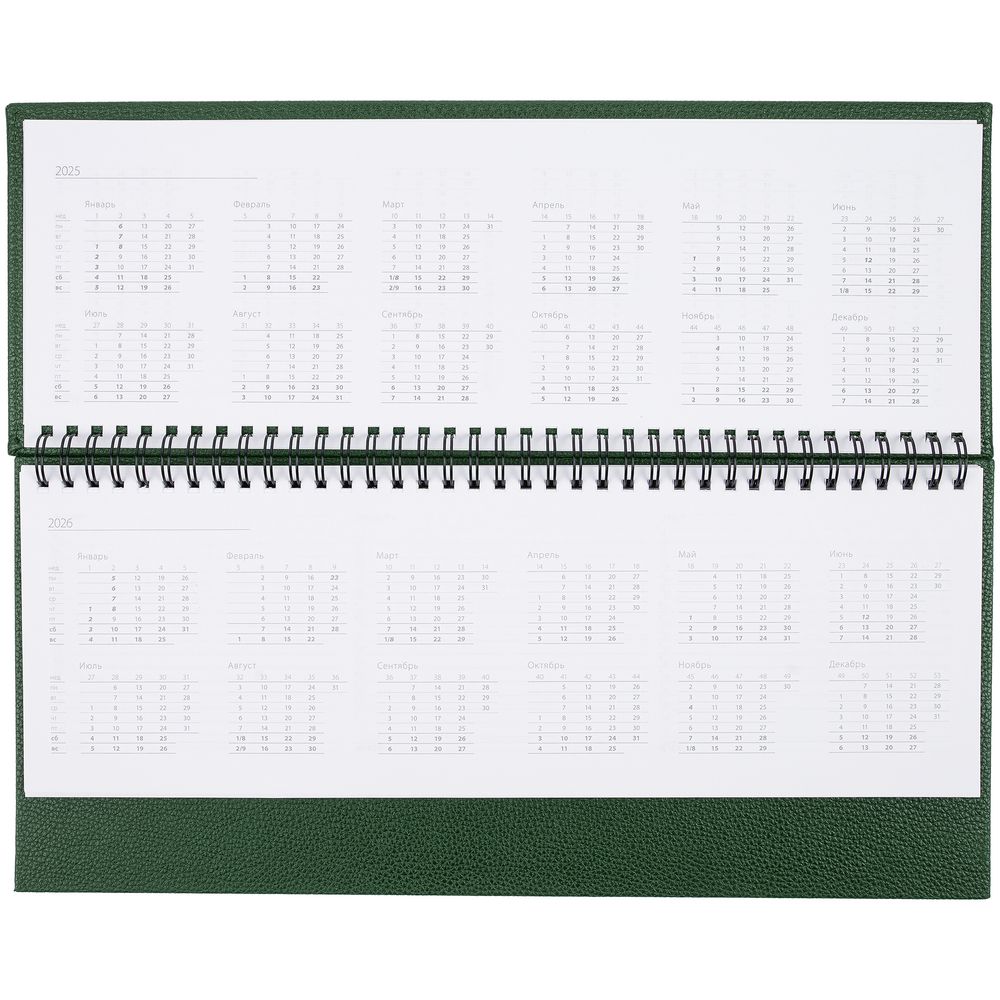 Планинг Sagrin, недатированный, зеленый / Миниатюра WWW (1000)