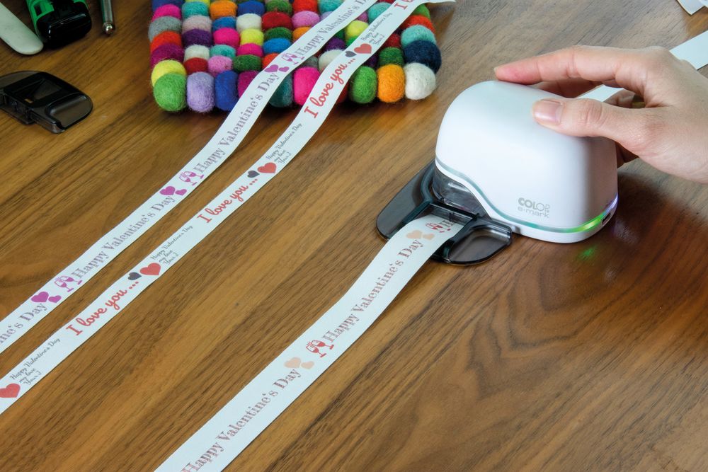 Лента Colop E-mark 15, белая / Миниатюра WWW (1000)