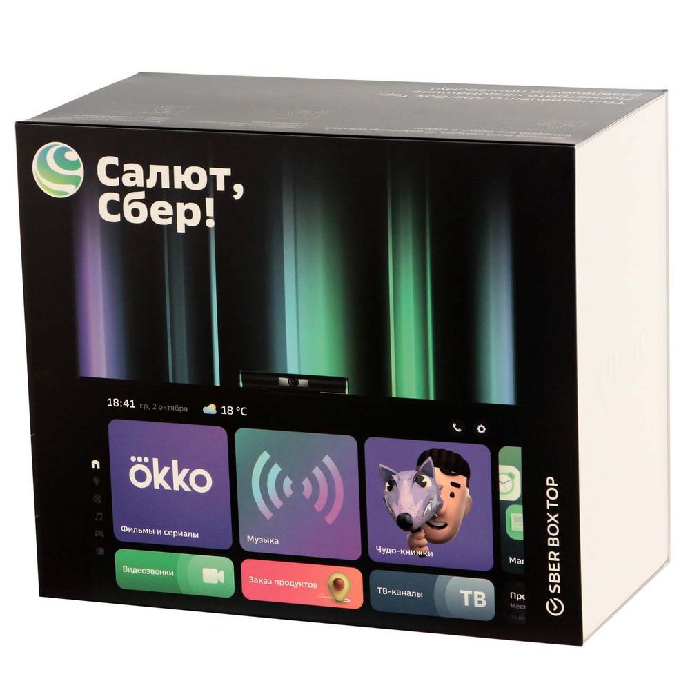 ТВ-медиацентр с умной камерой SberBox Top / Миниатюра WWW (1000)
