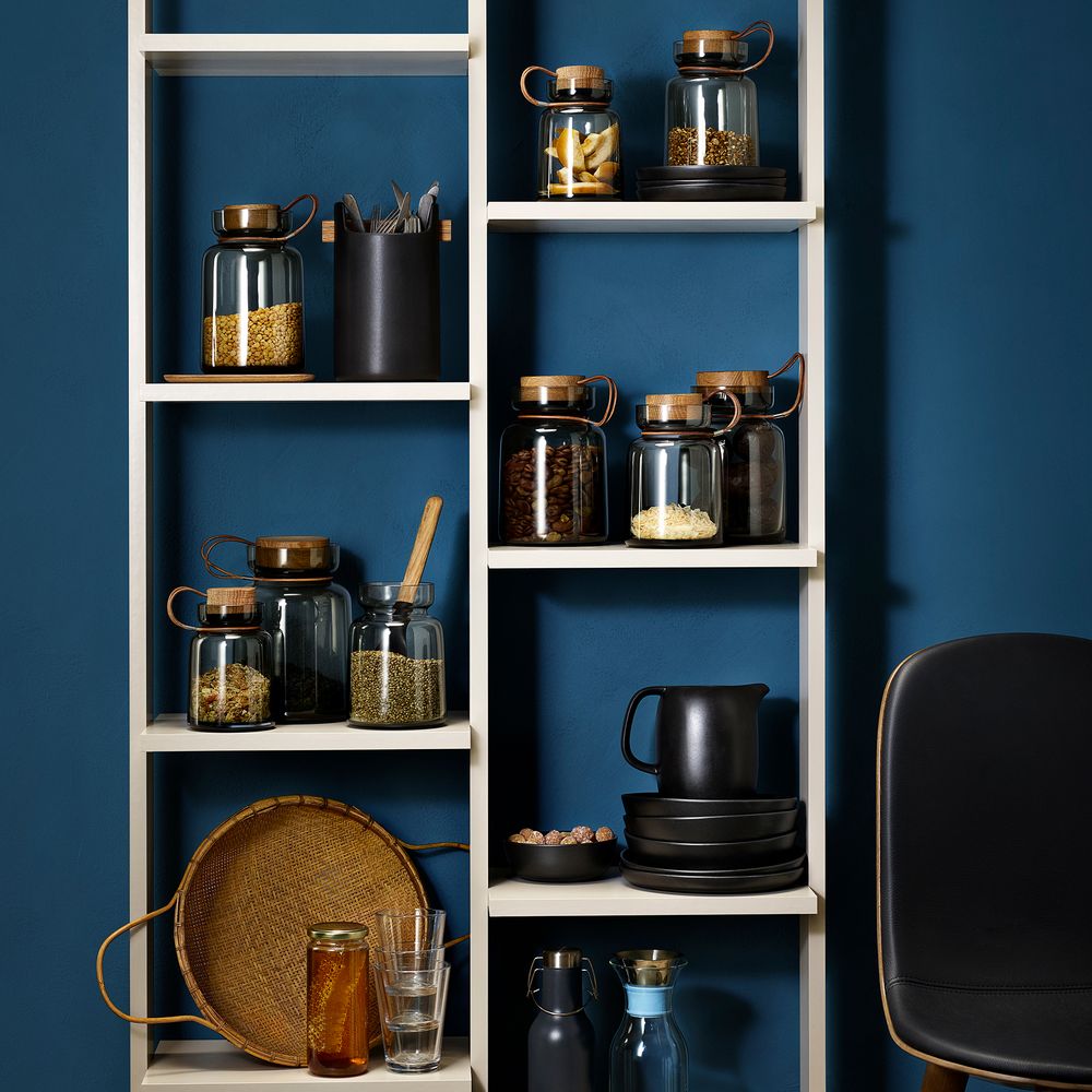 Банка для хранения Silhouette, серая / Миниатюра WWW (1000)