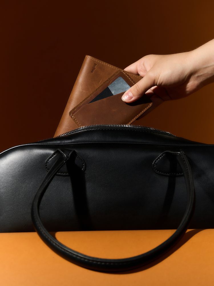 Обложка для паспорта inStream, коричневая / Миниатюра WWW (1000)