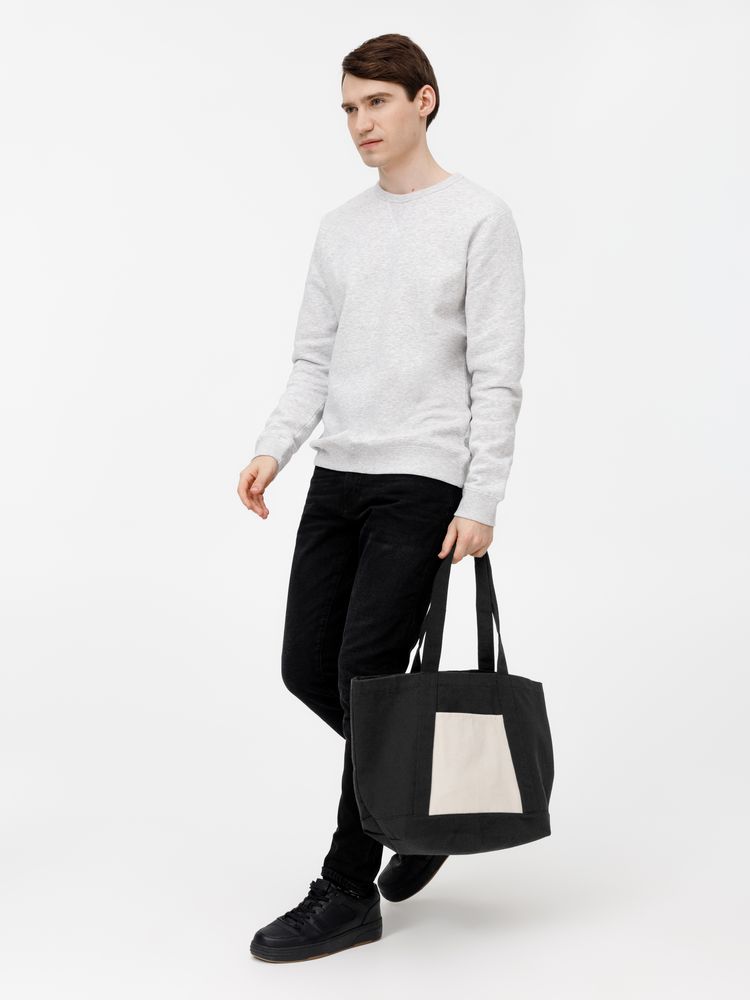 Шопер Shophop, черный с неокрашенным / Миниатюра модельного (1000)