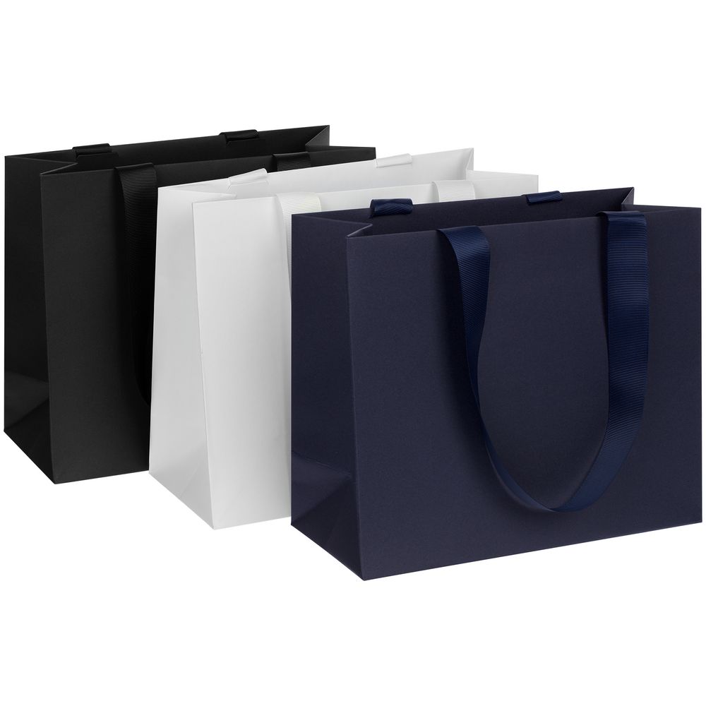 Пакет бумажный Manilla S, черный / Миниатюра WWW (1000)