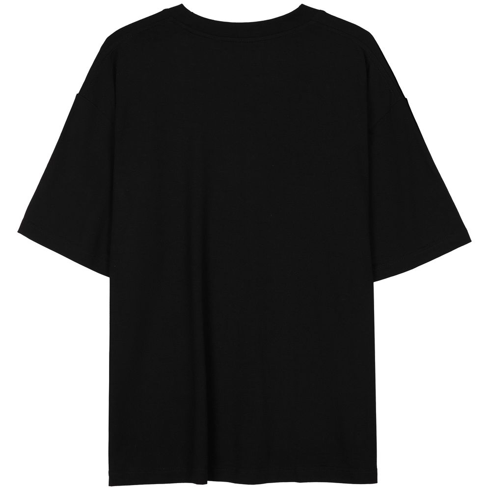 Футболка оверсайз унисекс Lavinia, черная / Миниатюра WWW (1000)