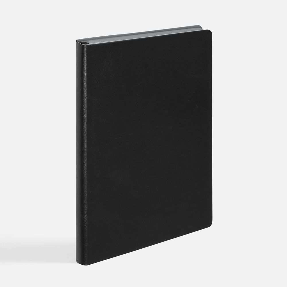 Ежедневник Doppio, недатированный, черный с серым / Миниатюра WWW (1000)