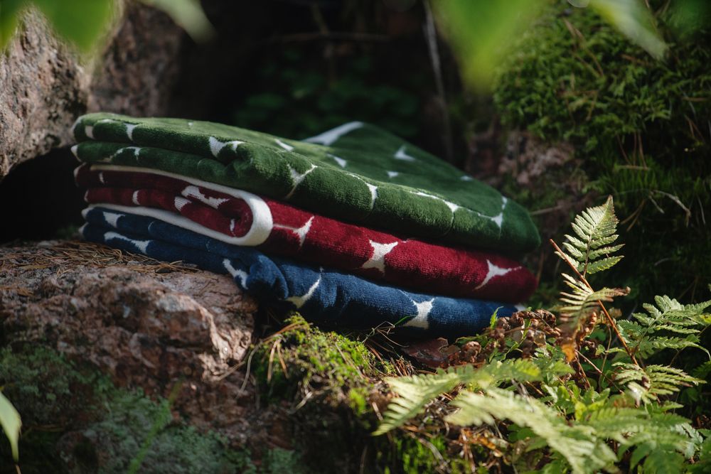 Полотенце Giraffe, малое, бежевое с бордовым / Миниатюра WWW (1000)