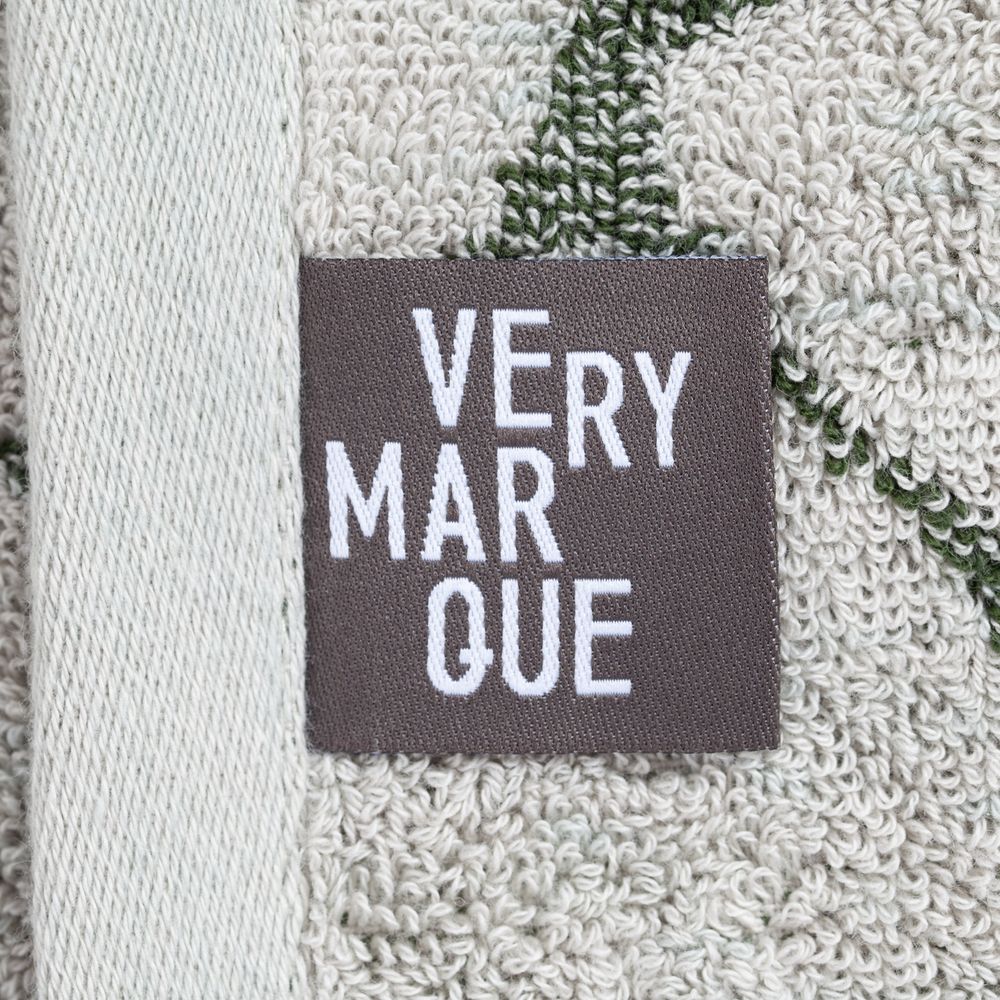 Полотенце Giraffe, большое, бежевое с зеленым / Миниатюра WWW (1000)