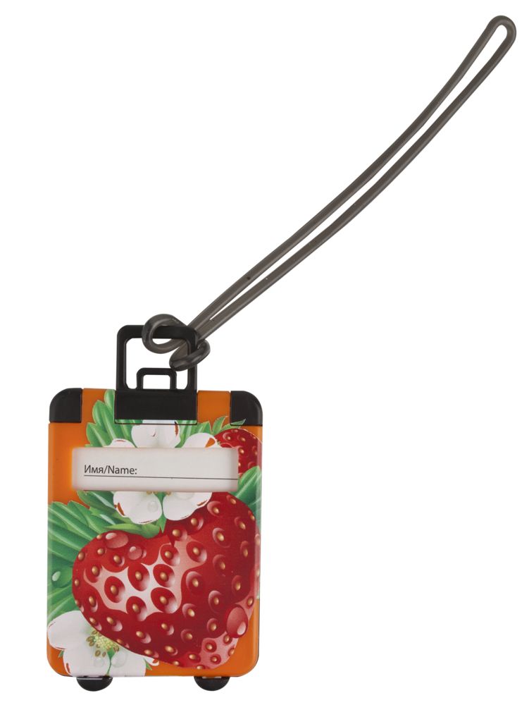 Бирка для багажа Trolley, оранжевая / Миниатюра WWW (1000)
