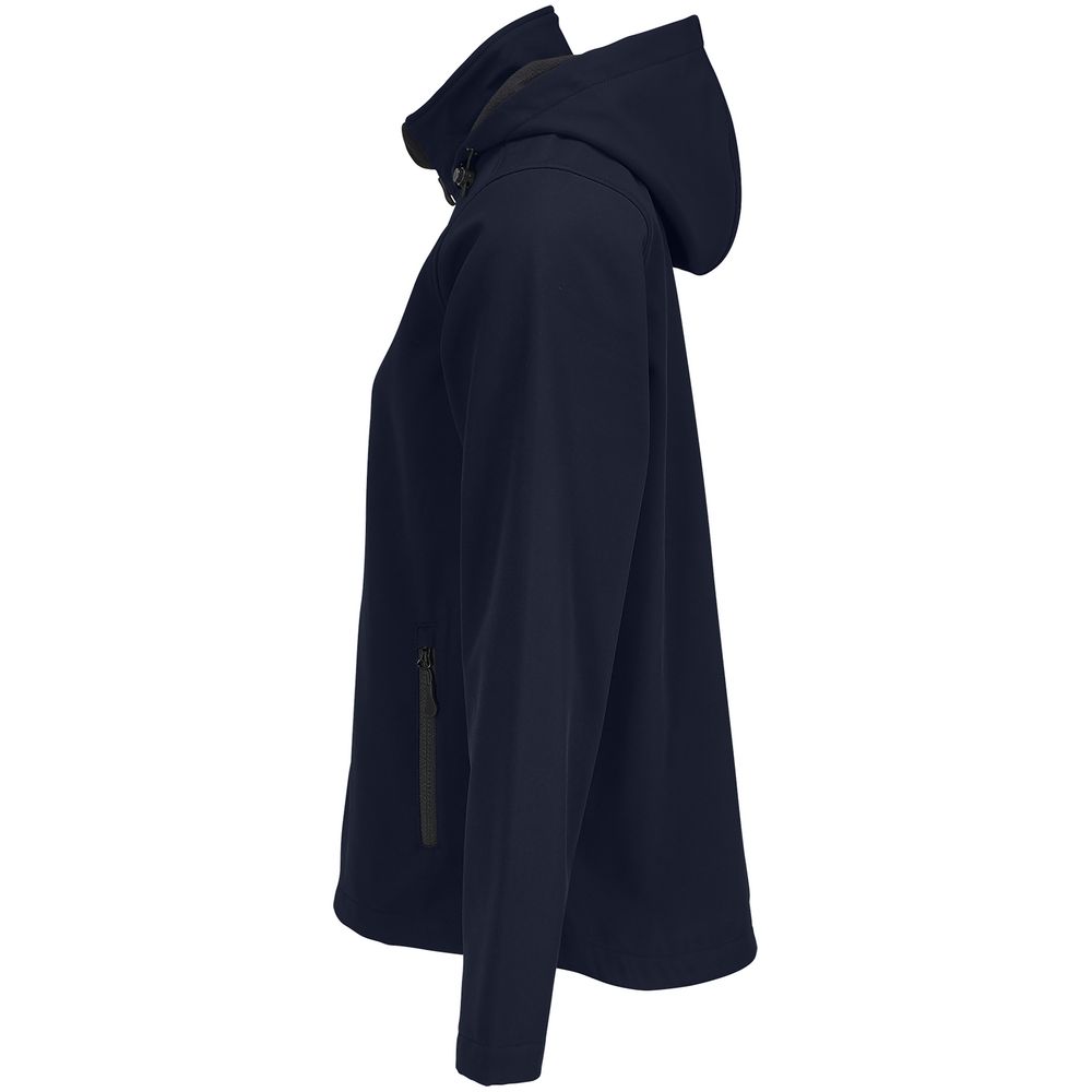 Куртка софтшелл с капюшоном женская Race Women, темно-синяя / Миниатюра WWW (1000)