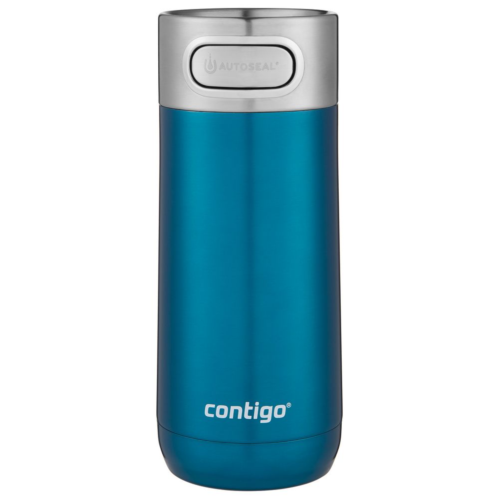 Термостакан Luxe, вакуумный, герметичный, бирюзовый (морская волна) / Миниатюра WWW (1000)