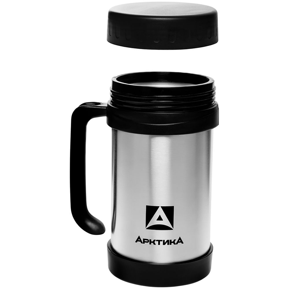 Термокружка с ручкой «Арктика 500», стальная / Миниатюра WWW (1000)