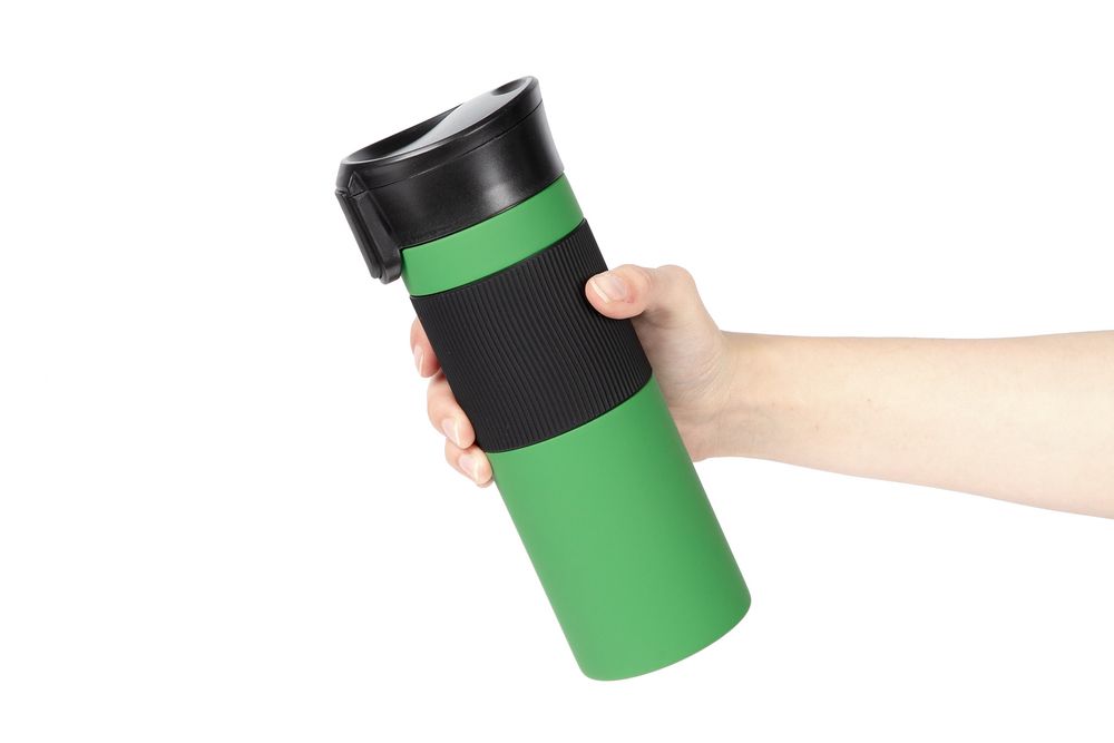 Термостакан Tralee XL, зеленый / Миниатюра WWW (1000)