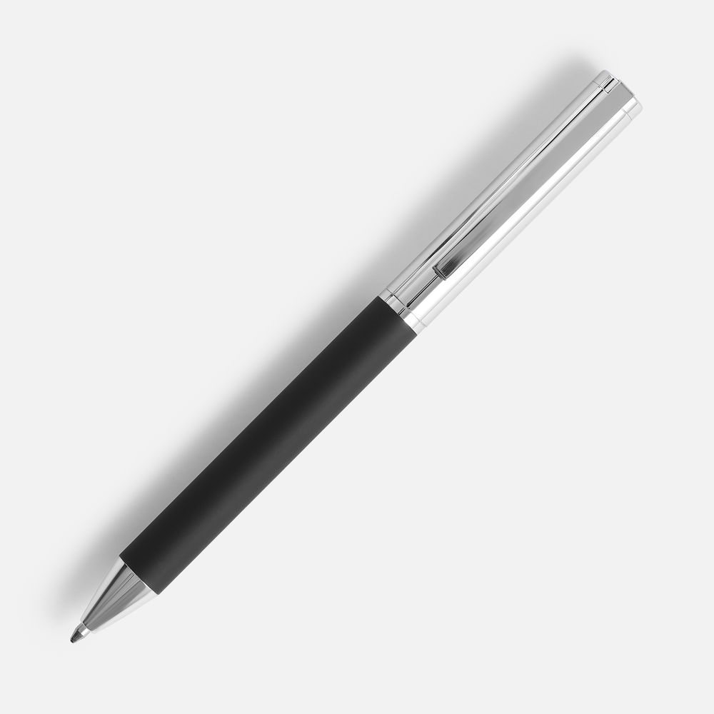 Ручка шариковая Eyeshot Soft Touch, черная / Миниатюра WWW (1000)