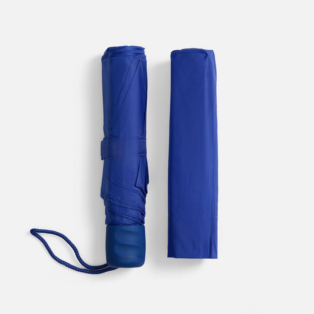 Зонт складной Basic, синий / Миниатюра WWW (1000)