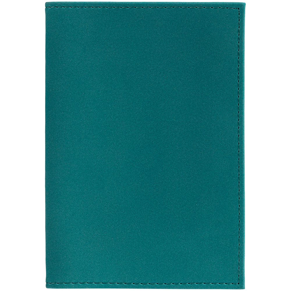 Обложка для паспорта Nubuck, бирюзовая / Миниатюра WWW (1000)