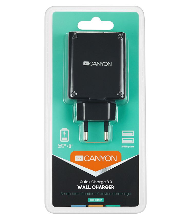 Сетевое зарядное устройство Canyon H-07 / Миниатюра WWW (1000)
